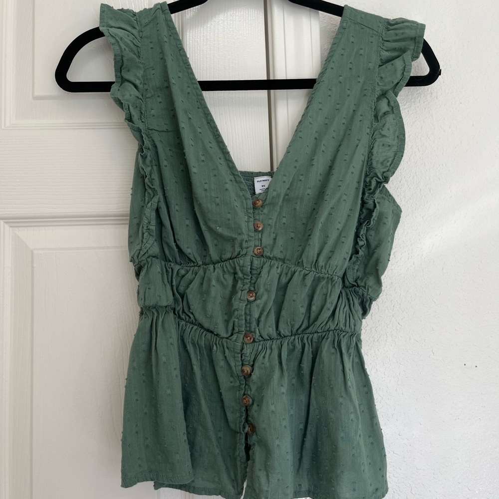 Old Navy, XS, Green Tank